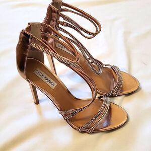 Steve Madden gold Diamond heels size 9.5